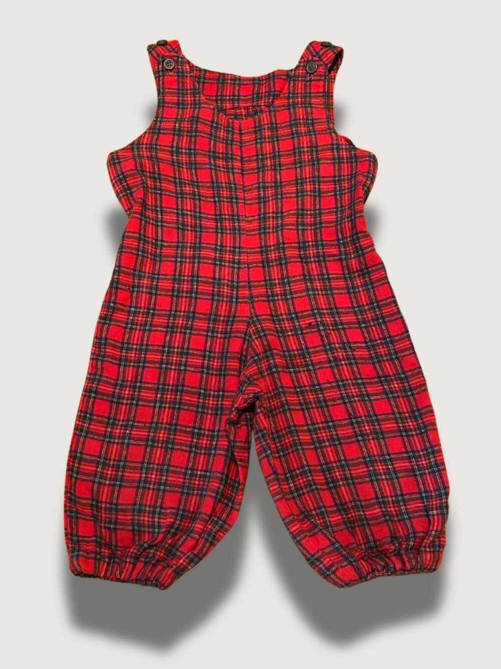 Vintage (Handmade) Tartan Romper